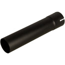 Universal Exhaust Stack Pipe - 2-1/2" x 12", Straight, Black - Quality Farm Supply
