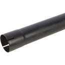 Universal Exhaust Stack Pipe - 2-1/2" x 48", Straight, Black - Quality Farm Supply