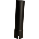 Universal Exhaust Stack Pipe - 2-3/4" x 12", Straight, Black - Quality Farm Supply