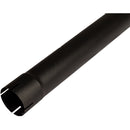 Universal Exhaust Stack Pipe - 5" x 108", Straight, Black - Quality Farm Supply