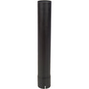 Universal Exhaust Stack Pipe - 3-1/2" x 24", Straight, Black - Quality Farm Supply