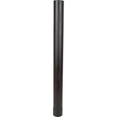 Universal Exhaust Stack Pipe - 4" x 48", Straight, Black - Quality Farm Supply