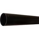 Universal Exhaust Stack Pipe - 4" x 96", Straight, Black - Quality Farm Supply