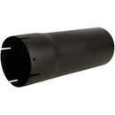 Universal Exhaust Stack Pipe - 4-1/2" x 24", Straight, Black - Quality Farm Supply