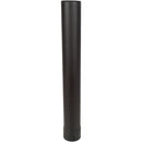 Universal Exhaust Stack Pipe - 4-1/2" x 36", Straight, Black - Quality Farm Supply