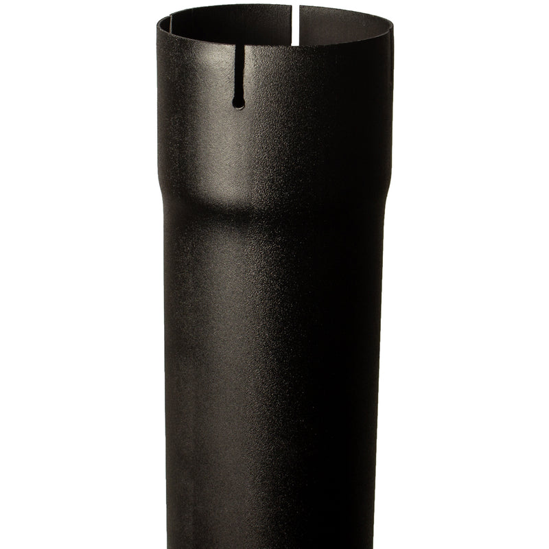 Universal Exhaust Stack Pipe - 4-1/2" x 48", Straight, Black - Quality Farm Supply
