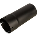 Universal Exhaust Stack Pipe - 5" x 12", Straight, Black - Quality Farm Supply