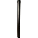Universal Exhaust Stack Pipe - 5" x 60", Straight, Black - Quality Farm Supply