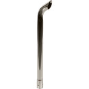 Universal Exhaust Stack Pipe - 1-1/2" x 24", Curved, Chrome - Quality Farm Supply