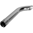 Universal Exhaust Stack Pipe - 2-3/8" x 24", Curved, Chrome - Quality Farm Supply