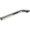 Universal Exhaust Stack Pipe - 2-3/8" x 24", Curved, Chrome - Quality Farm Supply