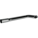 Universal Exhaust Stack Pipe - 2-3/4" x 24", Curved, Chrome - Quality Farm Supply