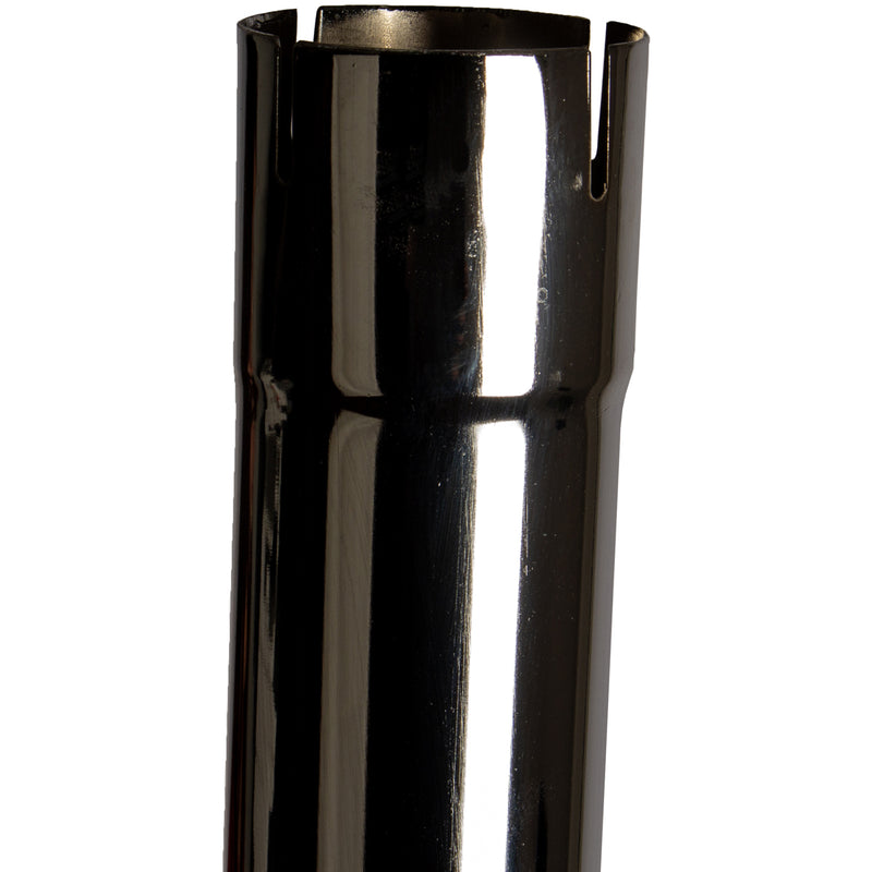 Universal Exhaust Stack Pipe - 3" x 60", Curved, Chrome - Quality Farm Supply