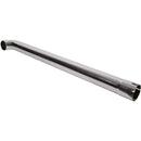 Universal Exhaust Stack Pipe - 3-1/2" x 48", Curved, Chrome - Quality Farm Supply