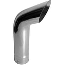 Universal Exhaust Stack Pipe - 5" x 24", Curved, Chrome - Quality Farm Supply