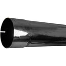 Universal Exhaust Stack Pipe - 5" x 84", Curved, Chrome - Quality Farm Supply