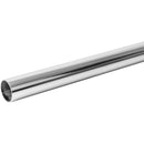 Universal Exhaust Stack Pipe - 1-1/2" x 48", Straight, Chrome - Quality Farm Supply