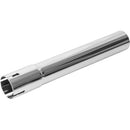 Universal Exhaust Stack Pipe - 1-3/4" x 12", Straight, Chrome - Quality Farm Supply