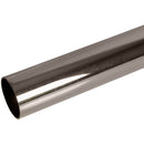 Universal Exhaust Stack Pipe - 1-3/4" x 48", Straight, Chrome - Quality Farm Supply