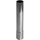 Universal Exhaust Stack Pipe - 2" x 12", Straight, Chrome - Quality Farm Supply