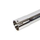 Universal Exhaust Stack Pipe - 2" x 24", Straight, Chrome - Quality Farm Supply