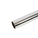 Universal Exhaust Stack Pipe - 2" x 24", Straight, Chrome - Quality Farm Supply