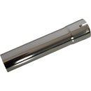 Universal Exhaust Stack Pipe - 2-1/2" x 12", Straight, Chrome - Quality Farm Supply
