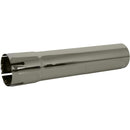 Universal Exhaust Stack Pipe - 2-1/2" x 12", Straight, Chrome - Quality Farm Supply