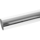 Universal Exhaust Stack Pipe - 3" x 60", Straight, Chrome - Quality Farm Supply