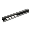 Universal Exhaust Stack Pipe - 4" x 24", Straight, Chrome - Quality Farm Supply