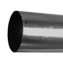 Universal Exhaust Stack Pipe - 5" x 96", Straight, Chrome - Quality Farm Supply