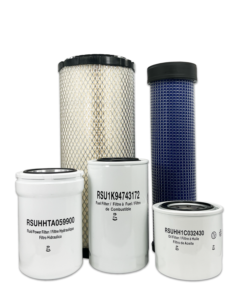 HERO Maintenance Filter Kit for Kubota SSV75C Skid Steer Loader - Kit 6 - Quality Farm Supply