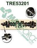 Maxiforce Crankshaft, Long Snout, 6076, Forged for John Deere RE53201 - Quality Farm Supply