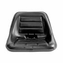 TISCO Compact & Utility Tractor Seat - Low Back, Black Vinyl - Quality Farm Supply