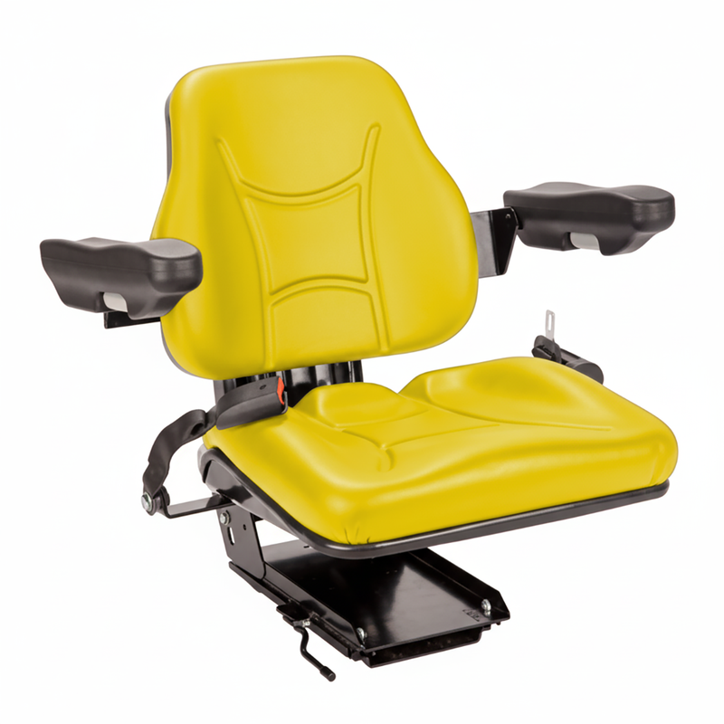 TISCO King Size Universal Tractor Seat with Suspension - Yellow