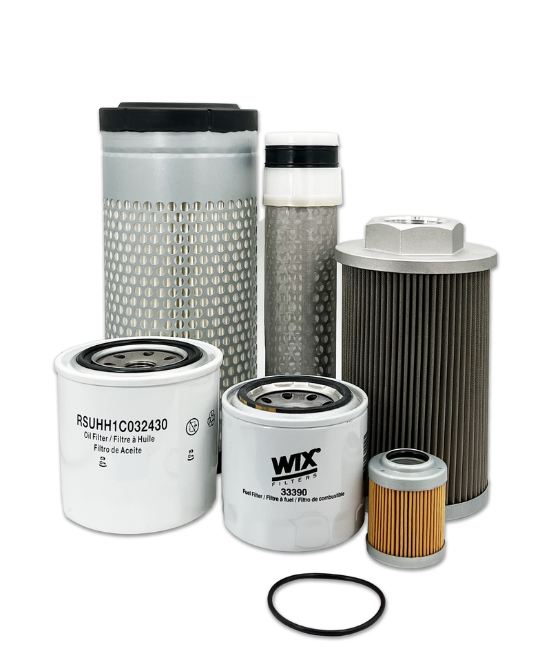 HERO Maintenance Filter Kit for Kubota U35S-2 Excavator - Quality Farm Supply