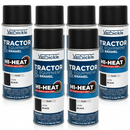 Tractor & Implement Paint - Universal High Heat Black, Aerosol (6-Pack)
