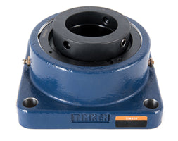 Timken QMF10J200SO Flange-Mount Roller Bearing Unit - Spherical Roller Bearing, 2 in Bore , 4-Bolt Flange Mount, Eccentric Collar, Non-Expansion Bearing (Fixed), Cast Steel Housing, Heavy Duty
