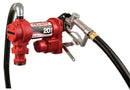 Fill-Rite High Flow Fuel Transfer Pump with Hose & Manual Nozzle FR4210H - 12-Volt, 20 GPM