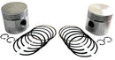 TISCO Piston & Rings - Set of 2, .090" for John Deere