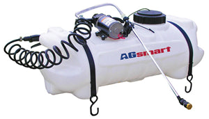 AgSmart ATV Spot Sprayer - 15 Gallon, 2.2 Gallon Top Mounted Pump, Boomless