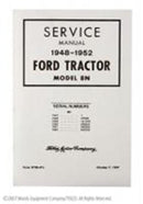 SERVICE MANUAL - TRACTORS: 8N (1949 TO 1952)