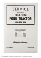 SERVICE MANUAL - TRACTORS: 8N (1949 TO 1952)