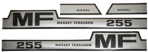 TISCO Hood Decal Set for Massey Ferguson 255