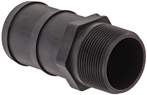 1-1/2 INCH MNPT X 2 INCH HOSE BARB  POLY