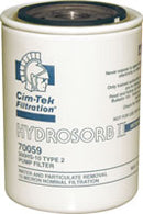 300HS HYDROSORB SERIES FUEL FILTER WITH WATER REMOVAL  - 3/4" FLOW - 10 MICRON