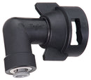 QUICKJET CAP 90 DEG PUSH TO CONNECT 1/4"
