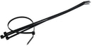 11-1/2 INCH BLACK ZIP TIE WITH 18 LB. RATING - 50/BAG