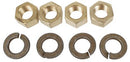 TISCO Intake & Exhaust Manifold Nut & Washer Kit - Brass for Ford