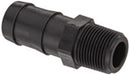 1 INCH MNPT X 1-1/4 INCH HOSE BARB  POLY